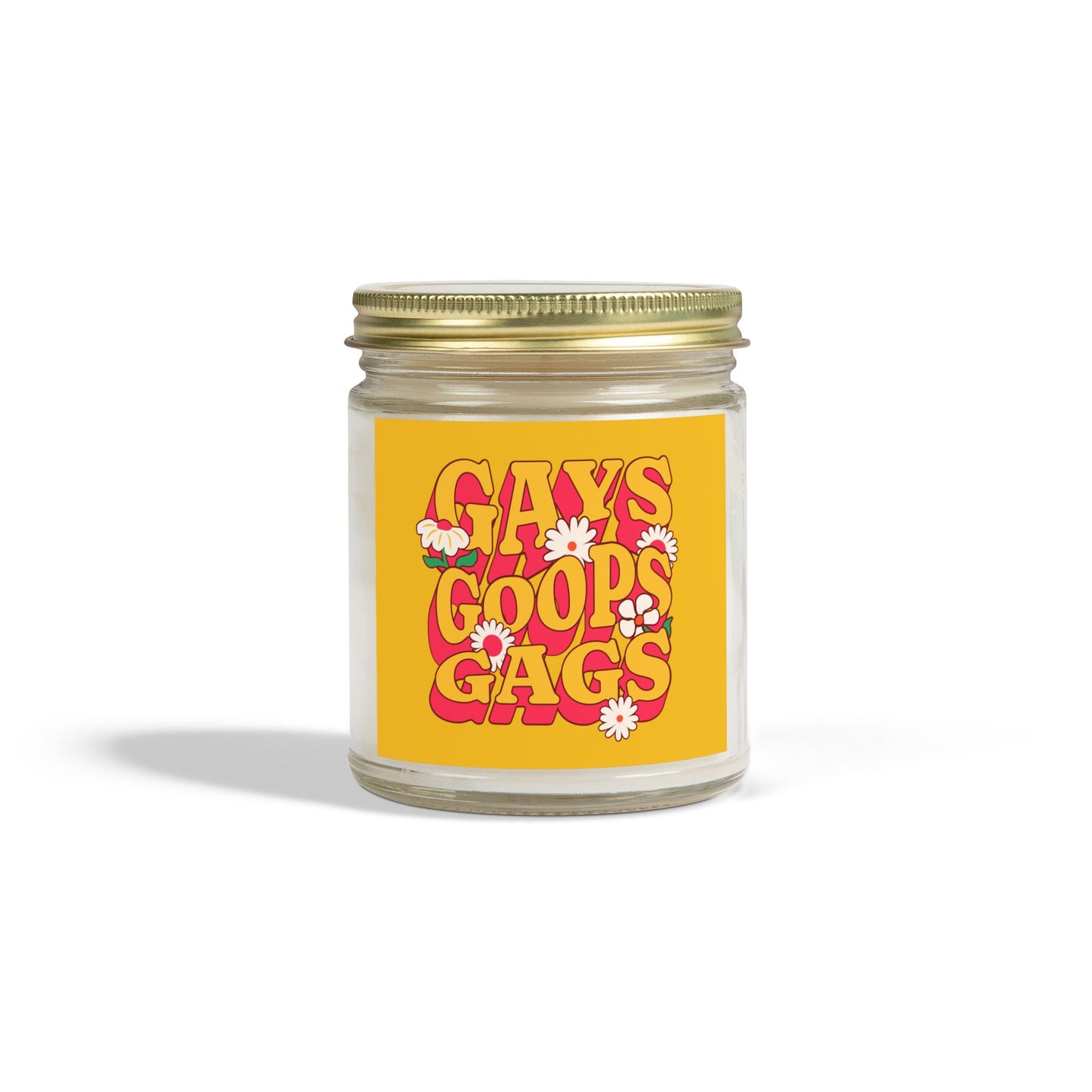 Gays Goops x Gags - Coconut Apricot Wax Scented Candle - Proud 365