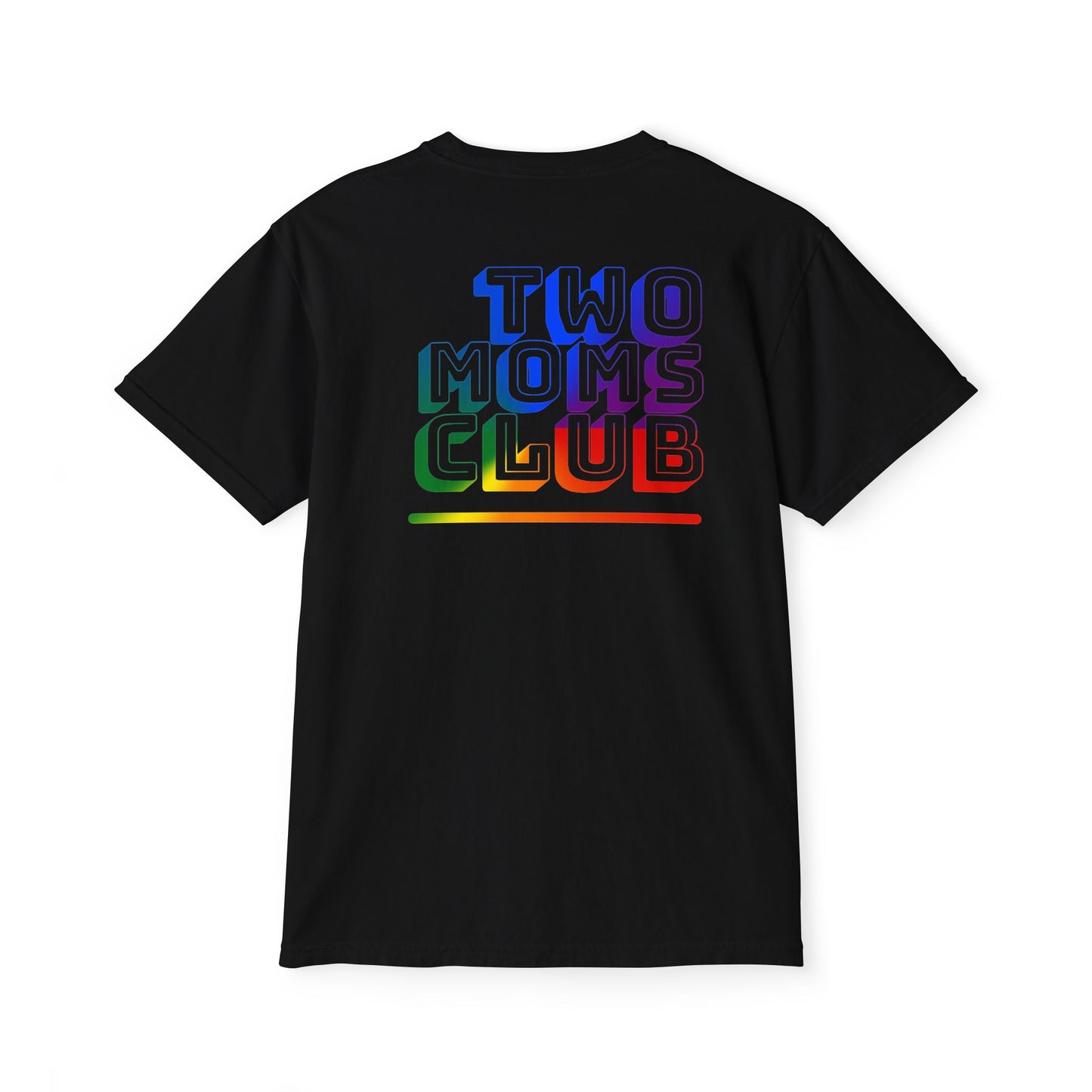 Two Moms Club - Graphic Unisex Pocket Tee - Proud 365