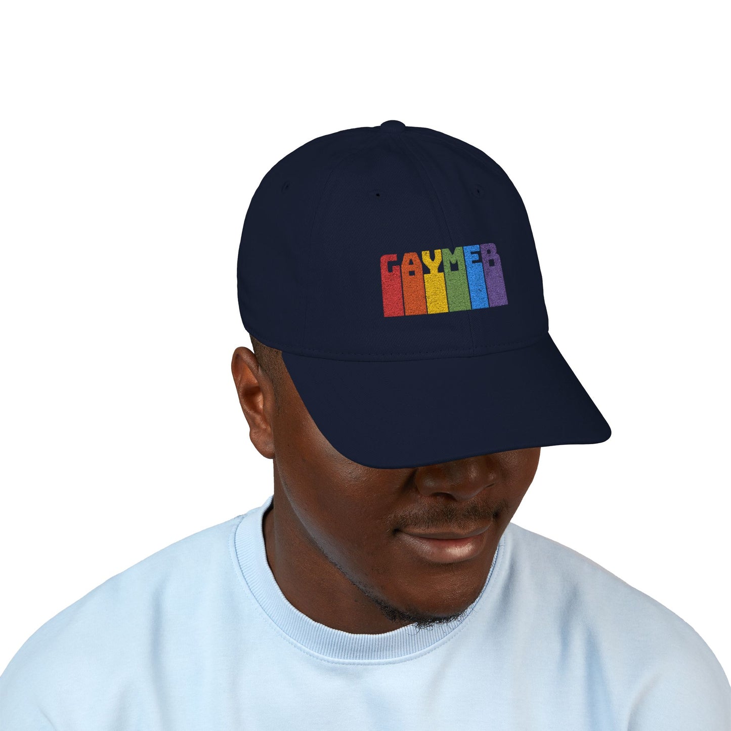 Gaymer - Embroidered Organic Baseball Cap - Out x Loud