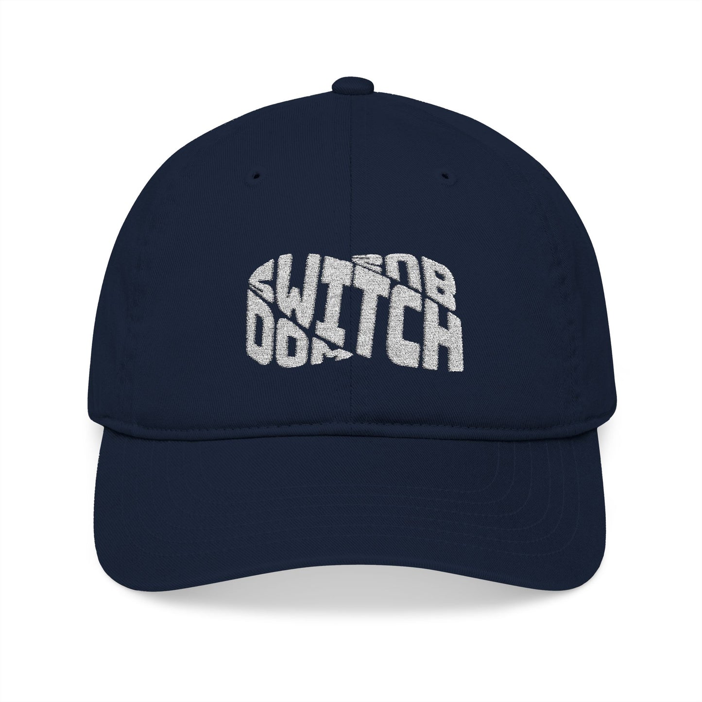 Switch - Embroidered Organic Baseball Cap - Out x Loud