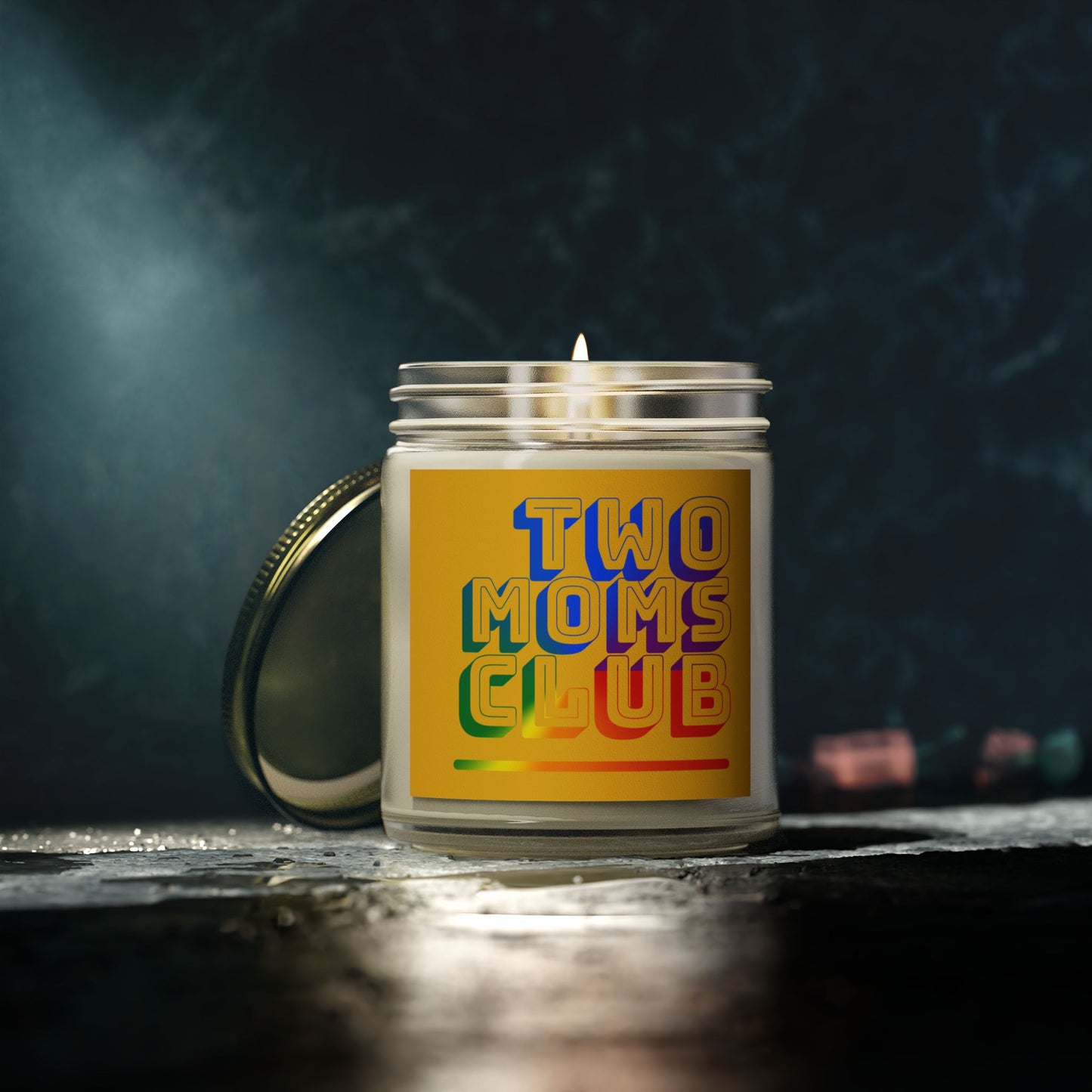 Two Moms Club - Coconut Apricot Wax Scented Candle - Proud 365
