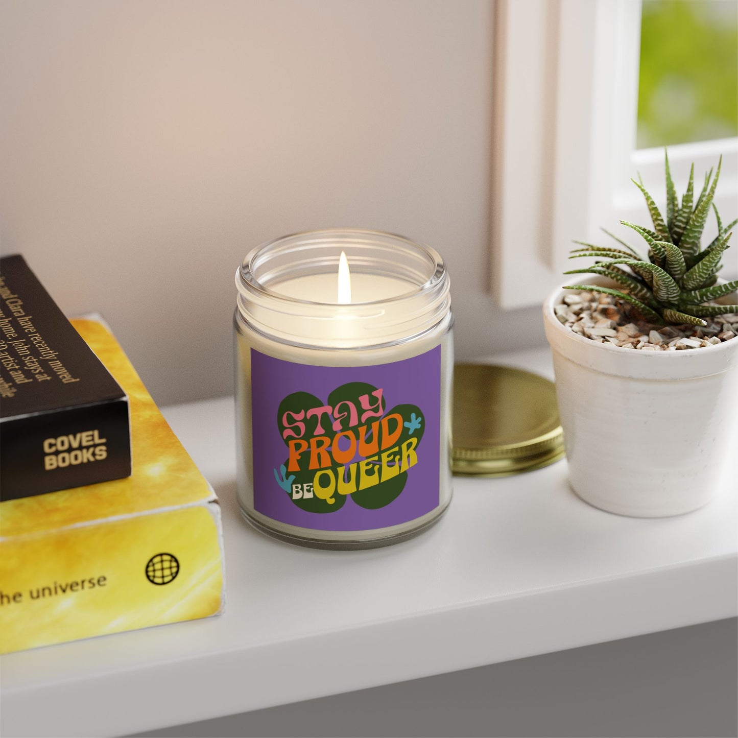 Stay Queer - Coconut Apricot Wax Scented Candle - Proud 365