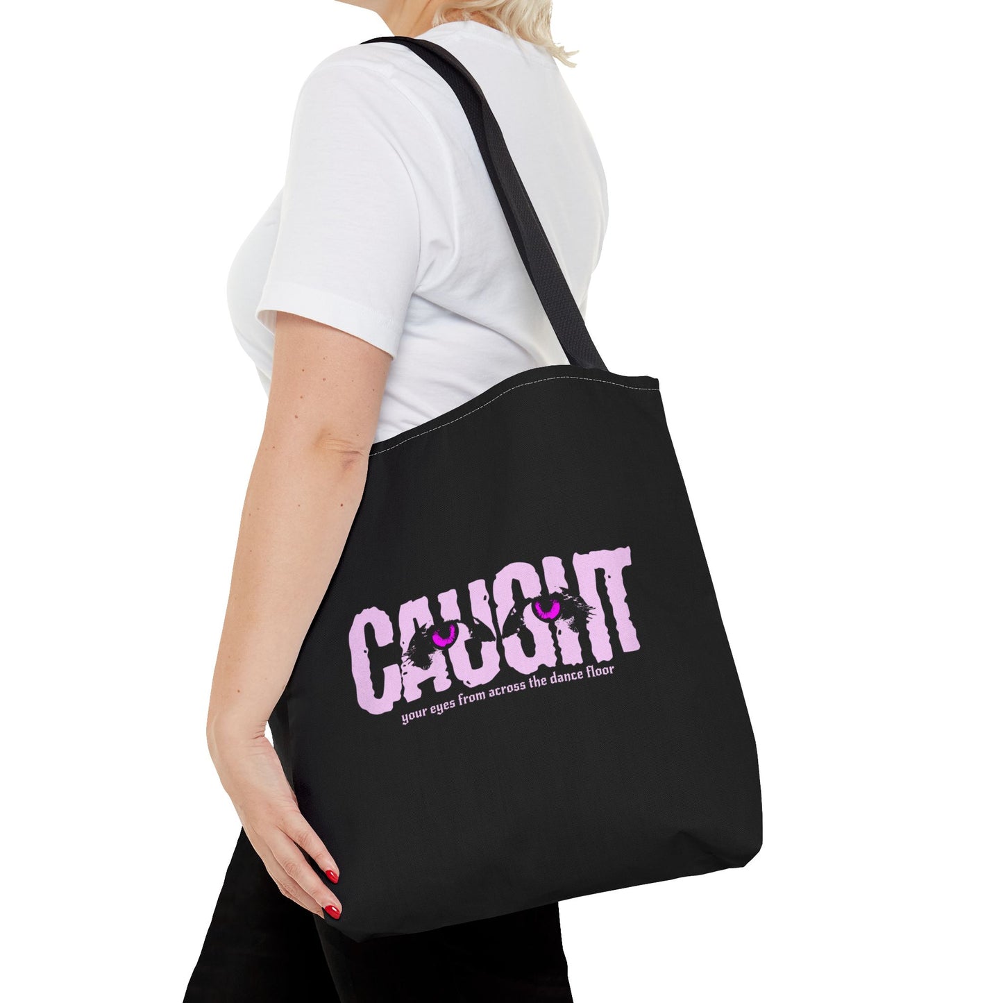 Caught Eyes - 16" Tote Bag Carryall - Out x Loud