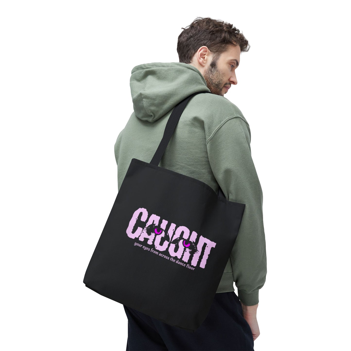 Caught Eyes - 16" Tote Bag Carryall - Out x Loud