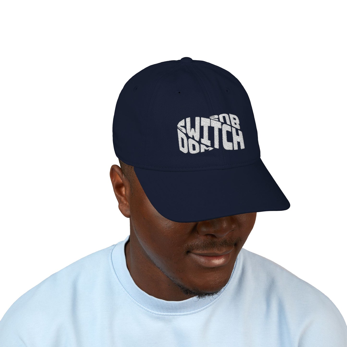 Switch - Embroidered Organic Baseball Cap - Out x Loud