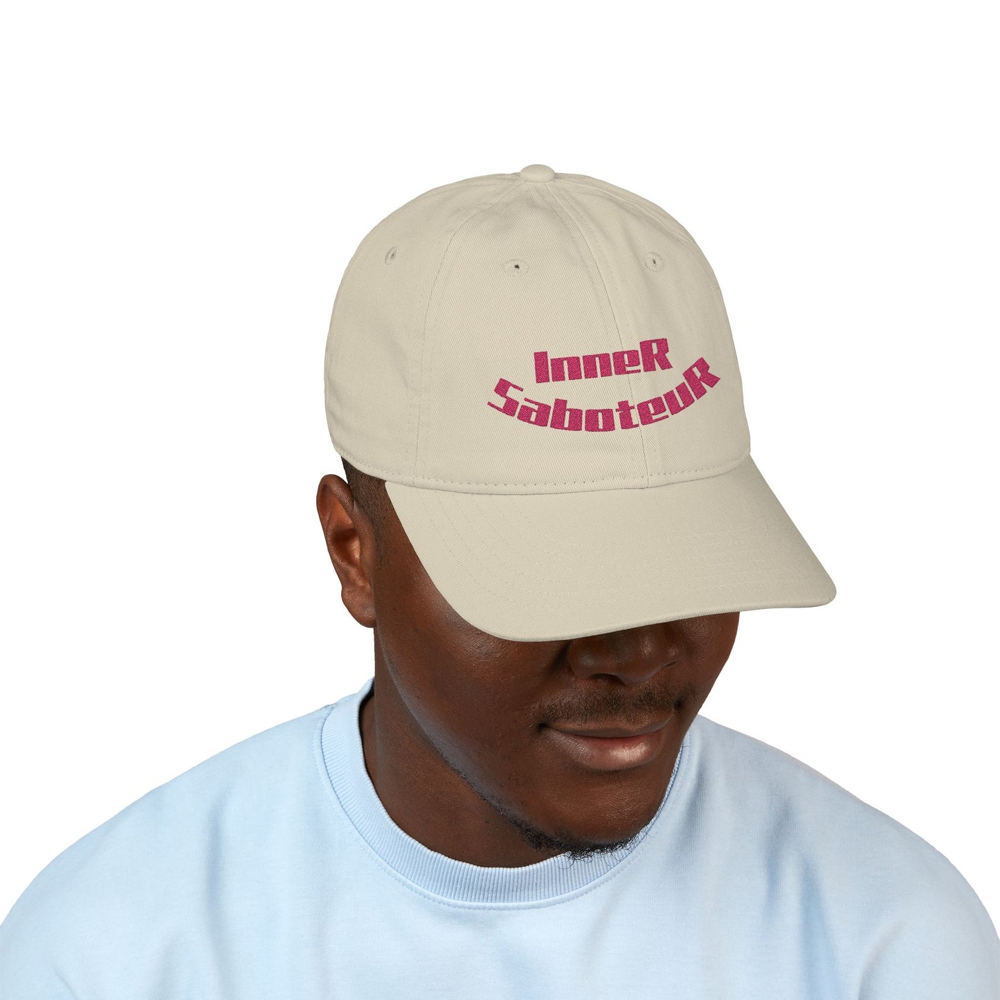 Inner Saboteur - Embroidered Organic Baseball Cap - Out x Loud