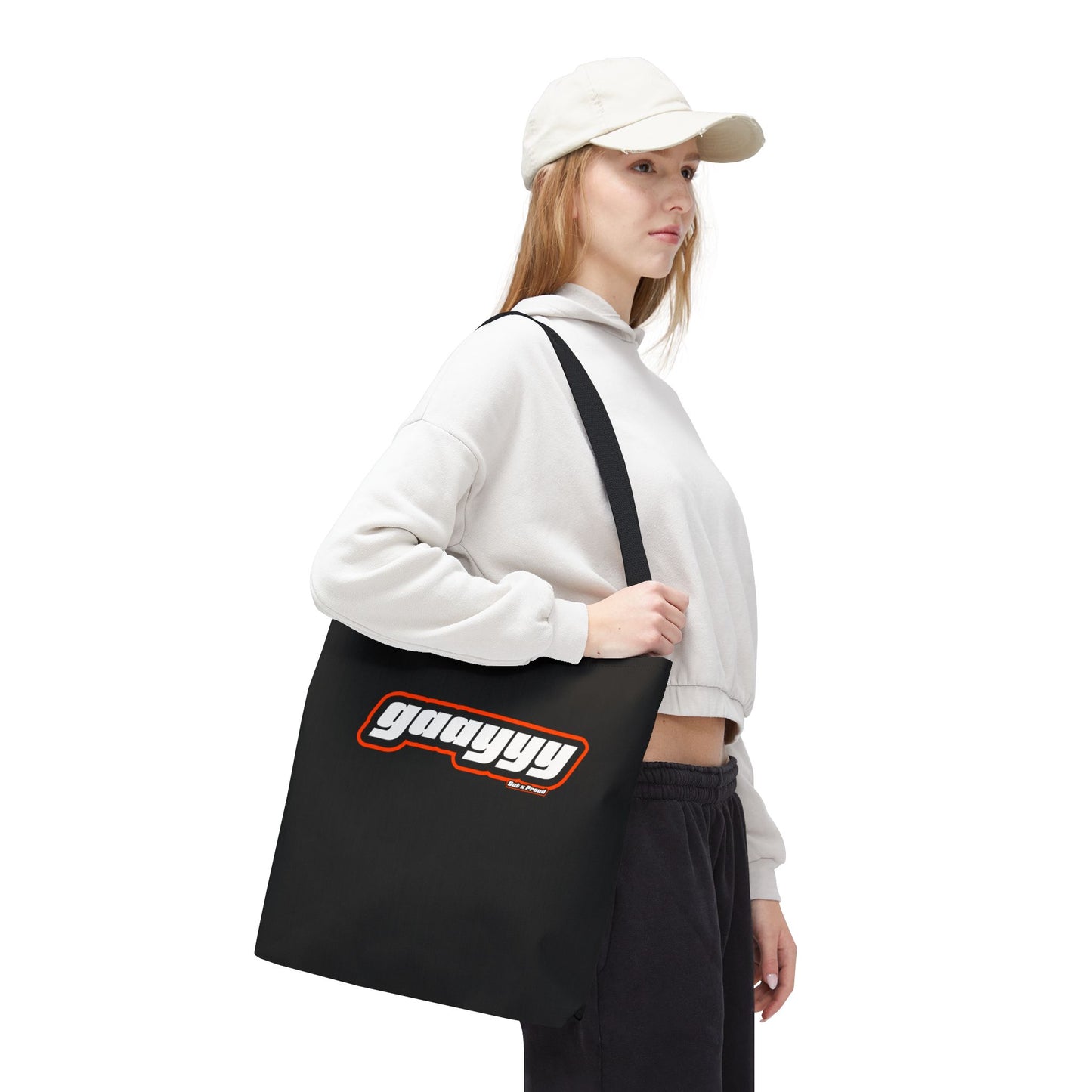 Gaayyy - 16" Tote Bag Carryall - Stamp Me