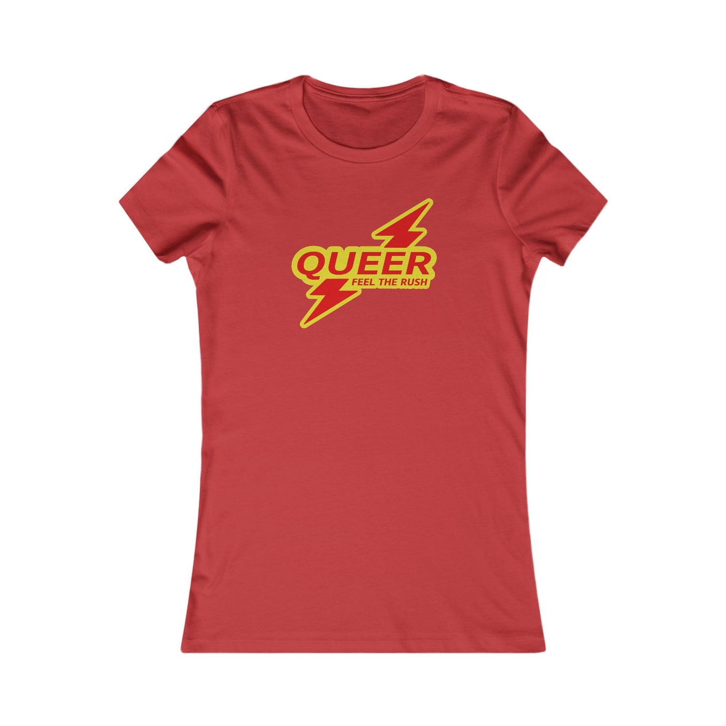 Queer Femme Fit Graphic Tee - Stamp Me Rush