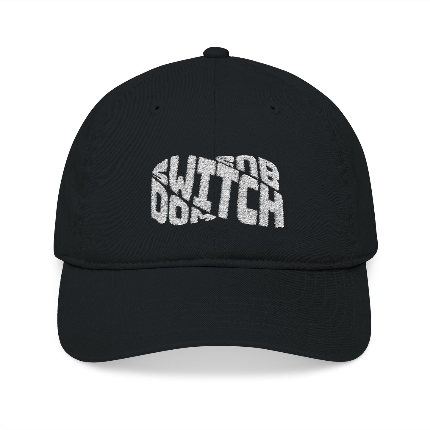 Switch - Embroidered Organic Baseball Cap - Out x Loud