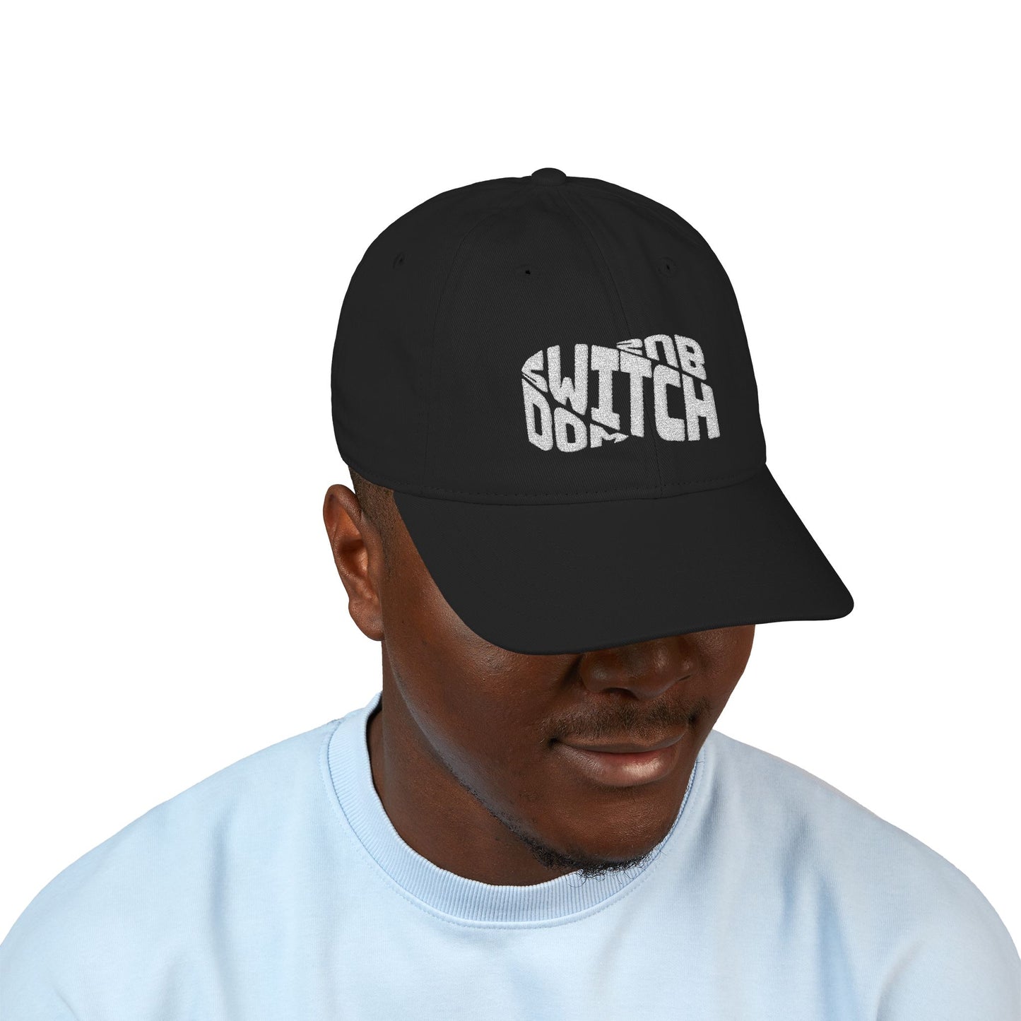 Switch - Embroidered Organic Baseball Cap - Out x Loud