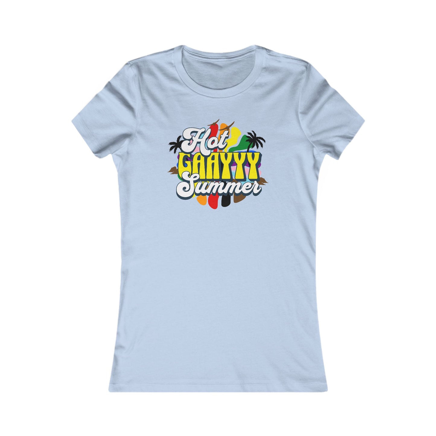 Hot Gay Summer - Femme Fit Graphic Tee - Proud 365