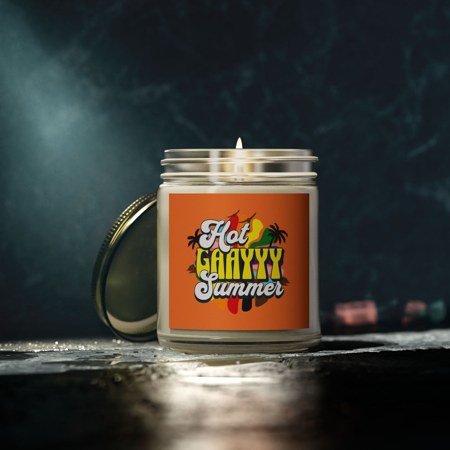 Hot Gay Summer - Coconut Apricot Wax Scented Candle - Proud 365