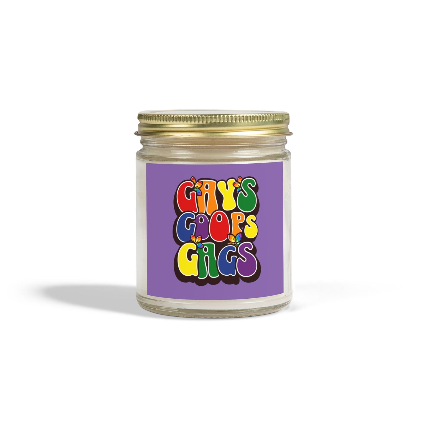Gays Goops x Gags - Coconut Apricot Wax Scented Candle - Proud 365