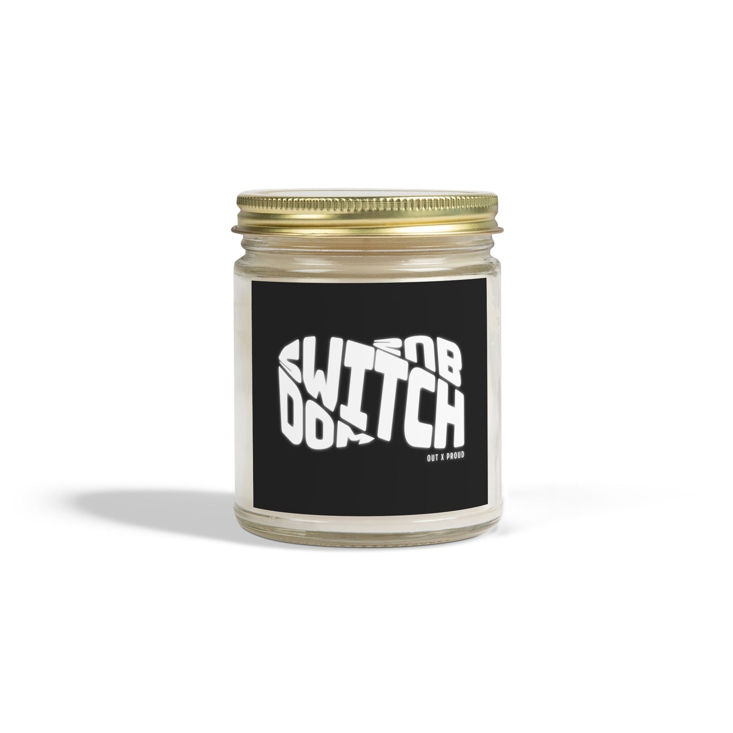 Switch Dom x Sub - Coconut Apricot Wax Scented Candle - Out x Loud