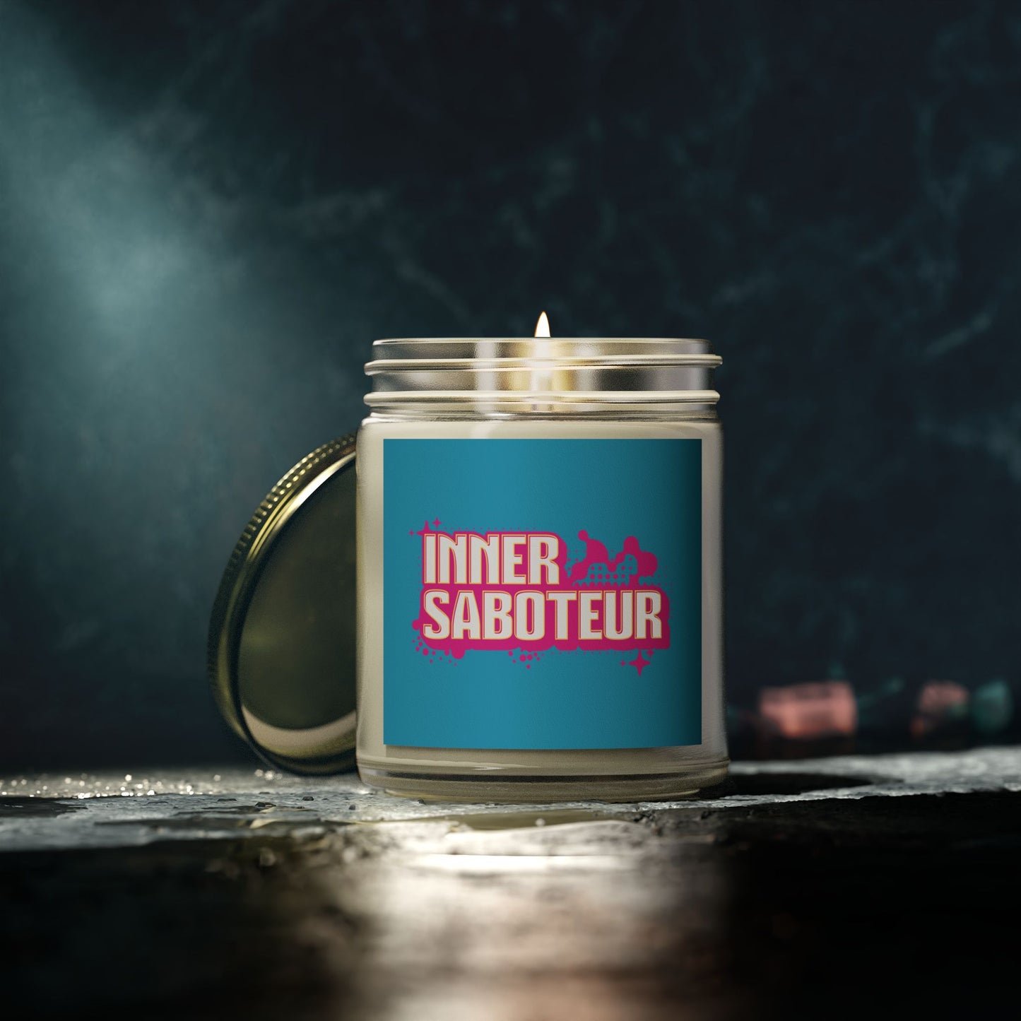 Inner Saboteur - Coconut Apricot Wax Scented Candle - Out x Loud