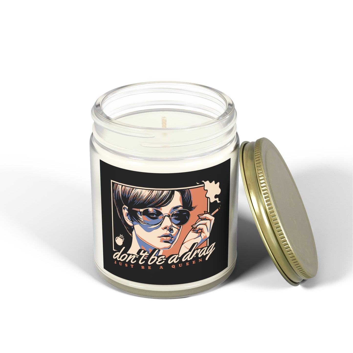 A Drag - Coconut Apricot Wax Scented Candle - Out x Loud