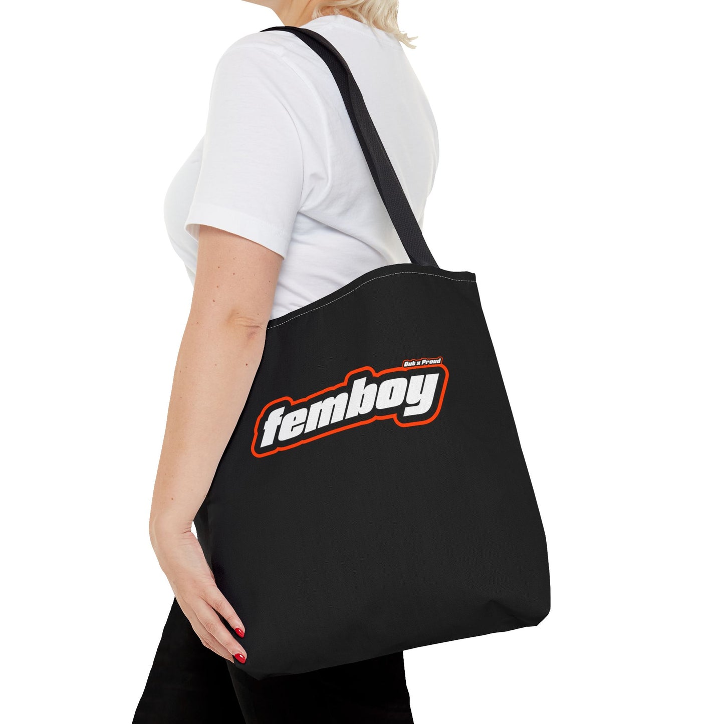 Femboy - 16" Tote Bag Carryall - Stamp Me