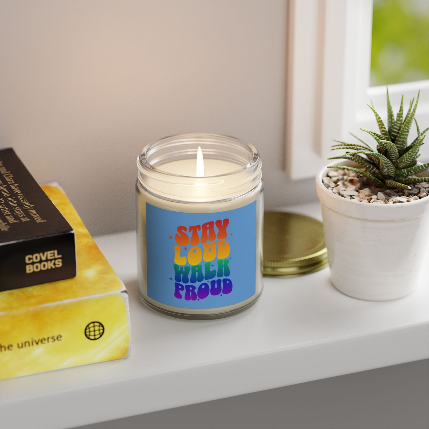 Stay Loud - Coconut Apricot Wax Scented Candle - Proud 365