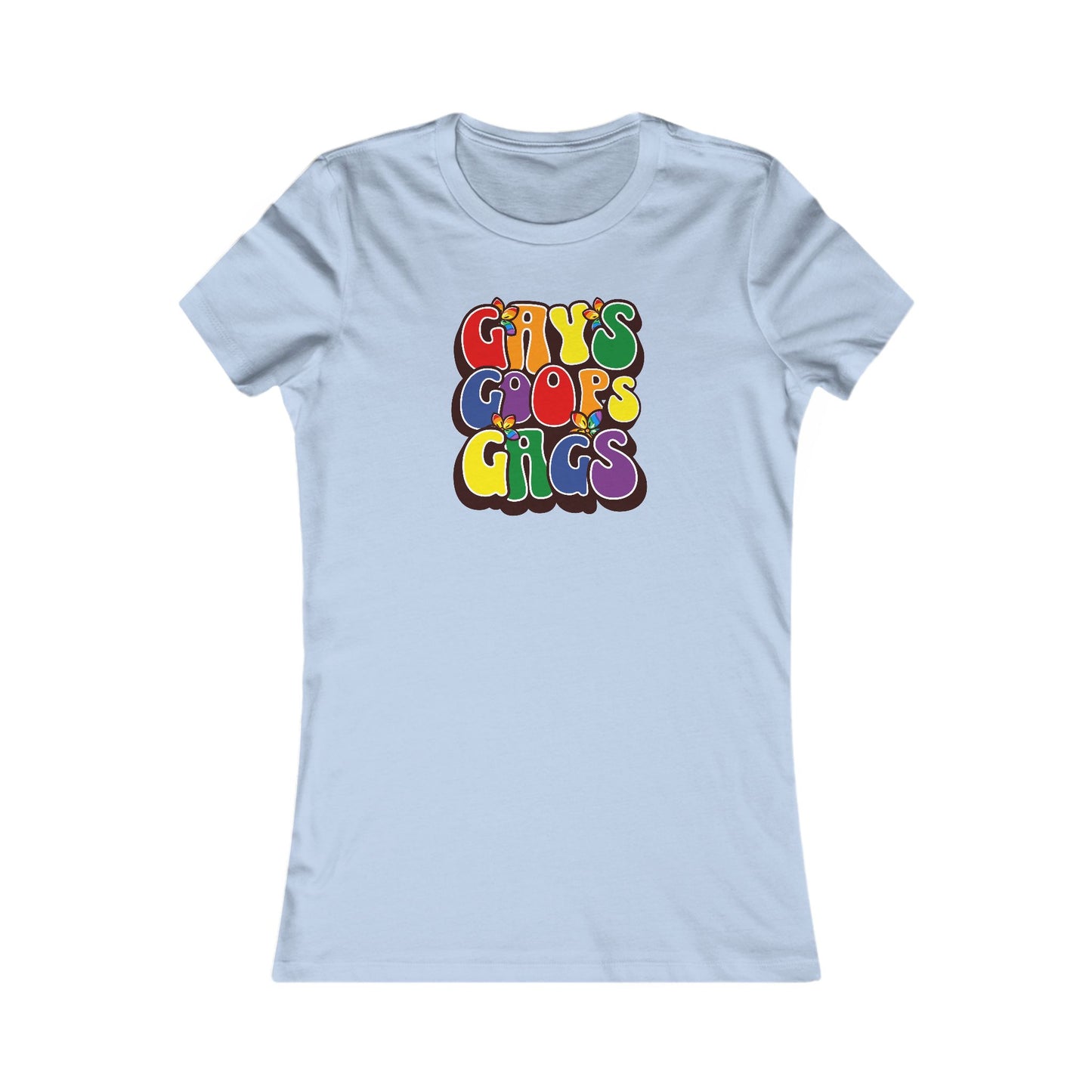 Gays Goops x Gags Femme Fit Graphic Tee - Proud 365