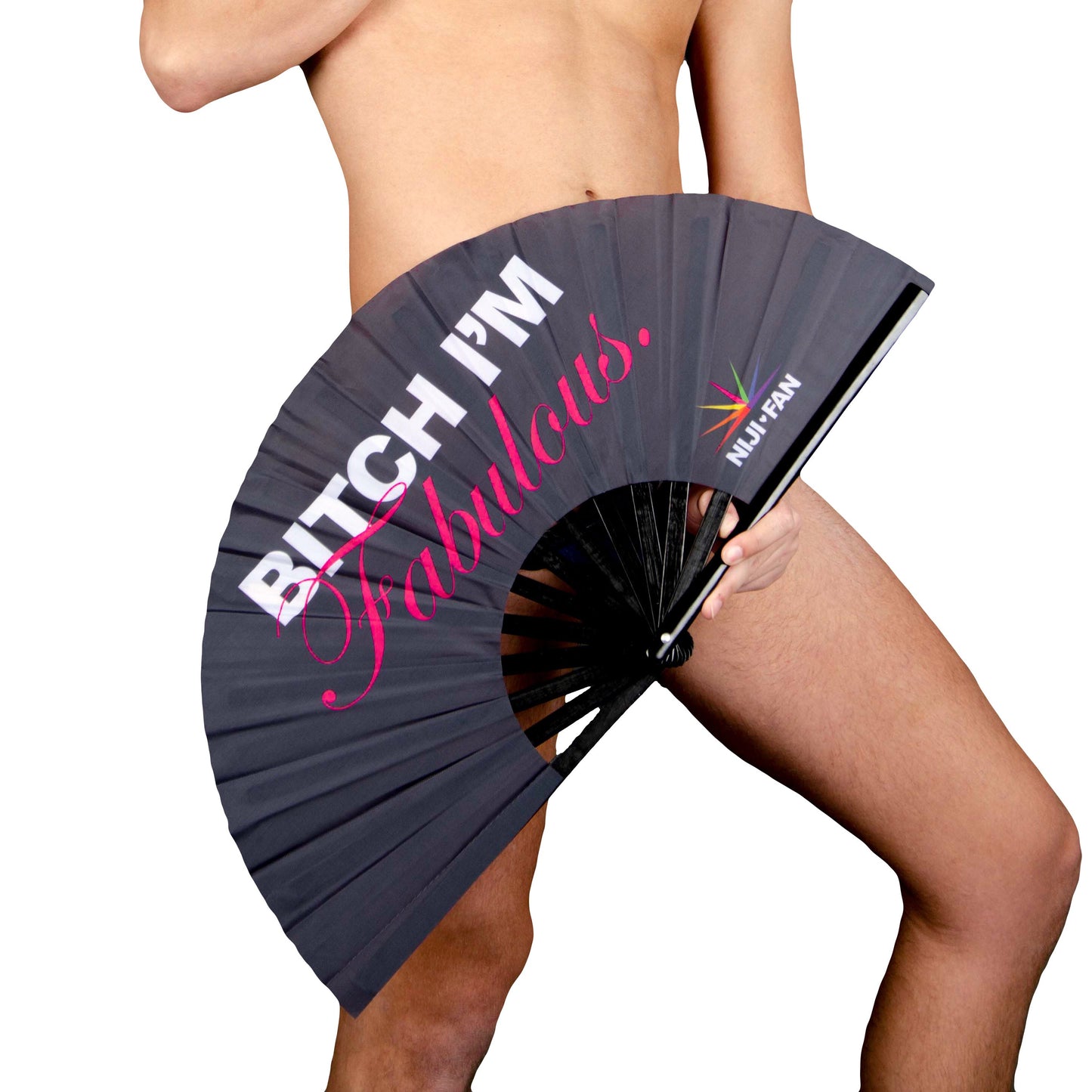 Bitch I'm Fabulous Clack Fan *Blacklight Reactive*