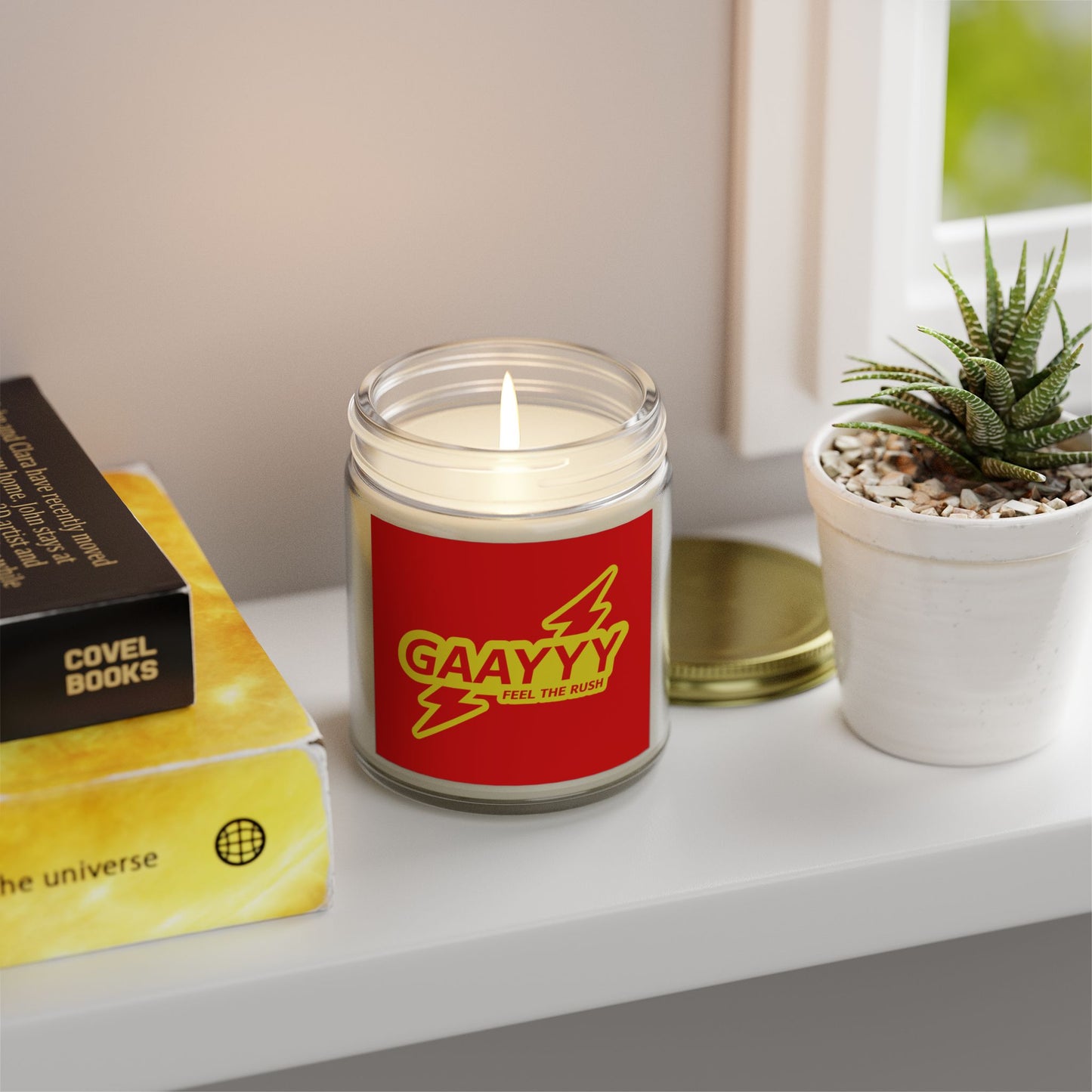 Gaayyy - Coconut Apricot Wax Scented Candle - STAMP ME RUSH
