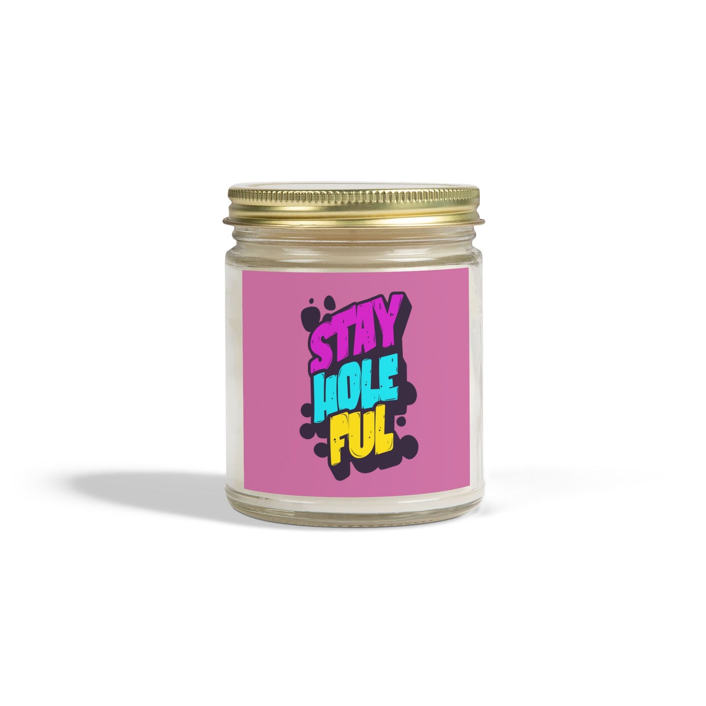Stay Holeful - Coconut Apricot Wax Scented Candle - Out x Loud