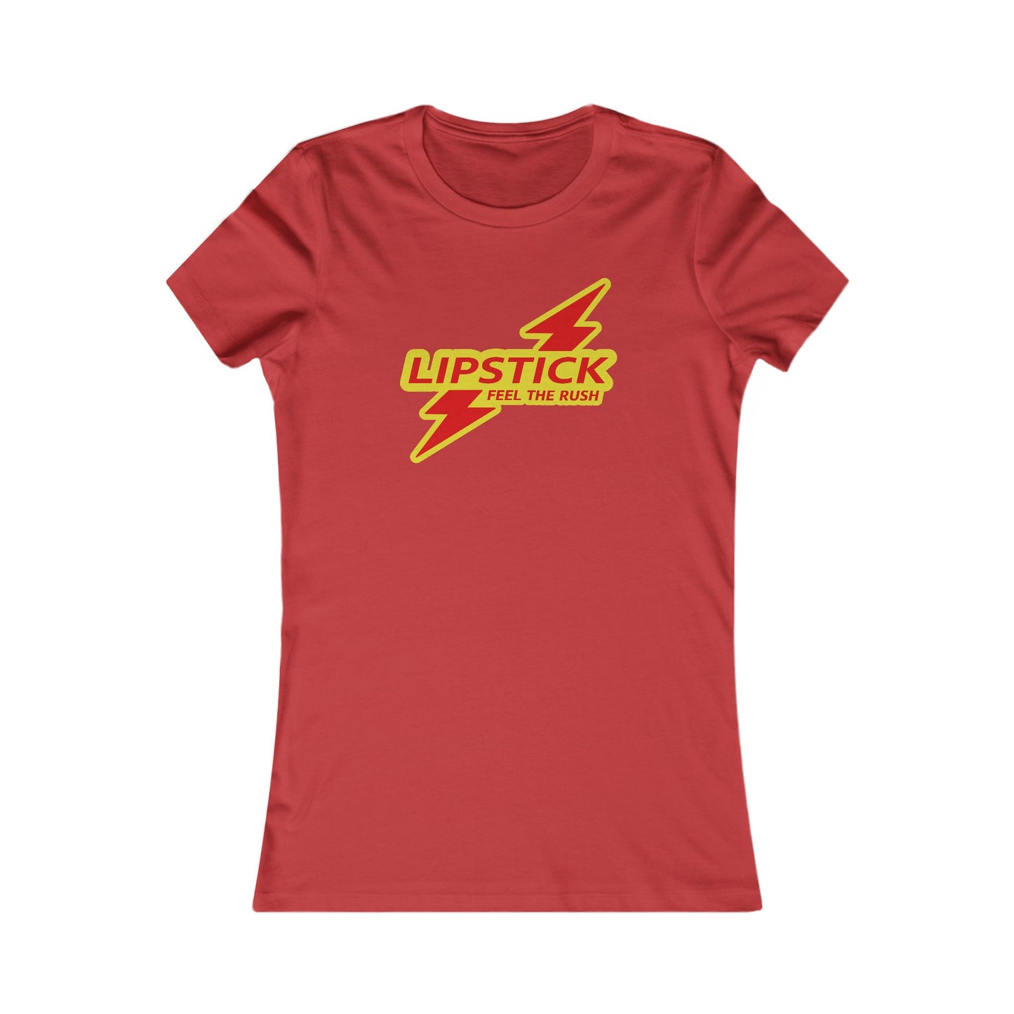 Lipstick Femme Fit Graphic Tee - Stamp Me Rush
