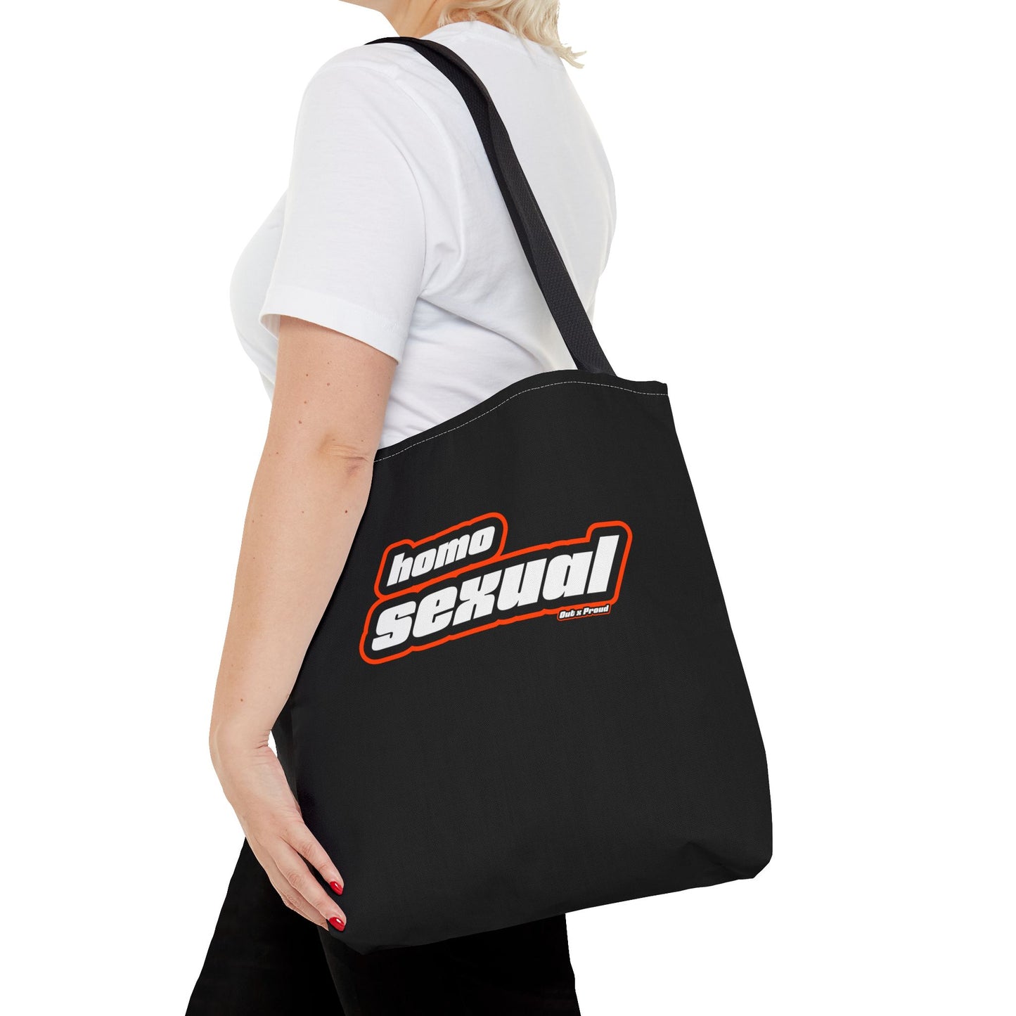 Homosexual - 16" Tote Bag Carryall - Stamp Me
