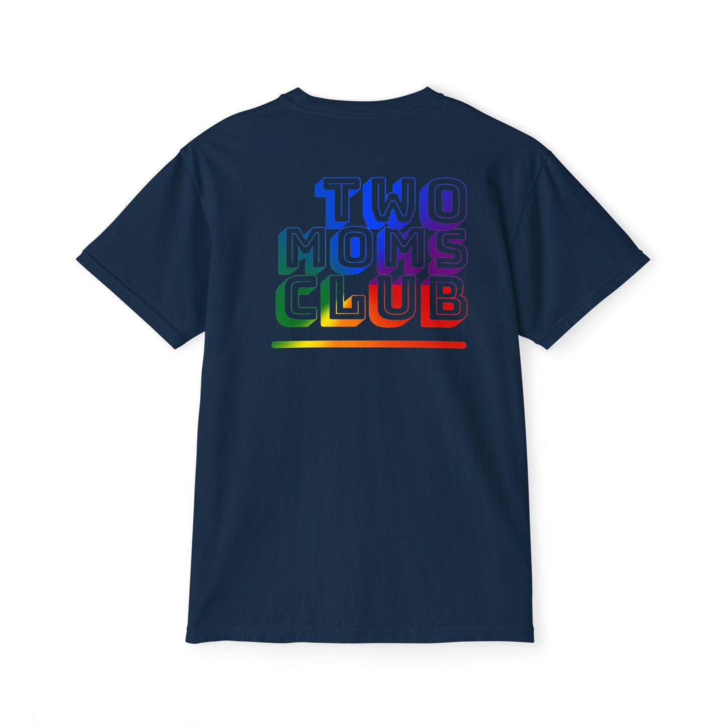 Two Moms Club - Graphic Unisex Pocket Tee - Proud 365