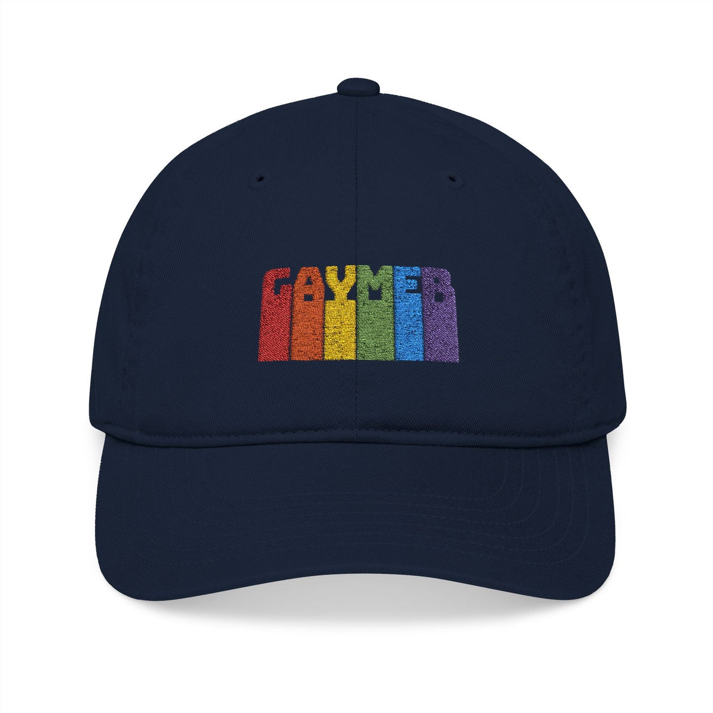 Gaymer - Embroidered Organic Baseball Cap - Out x Loud