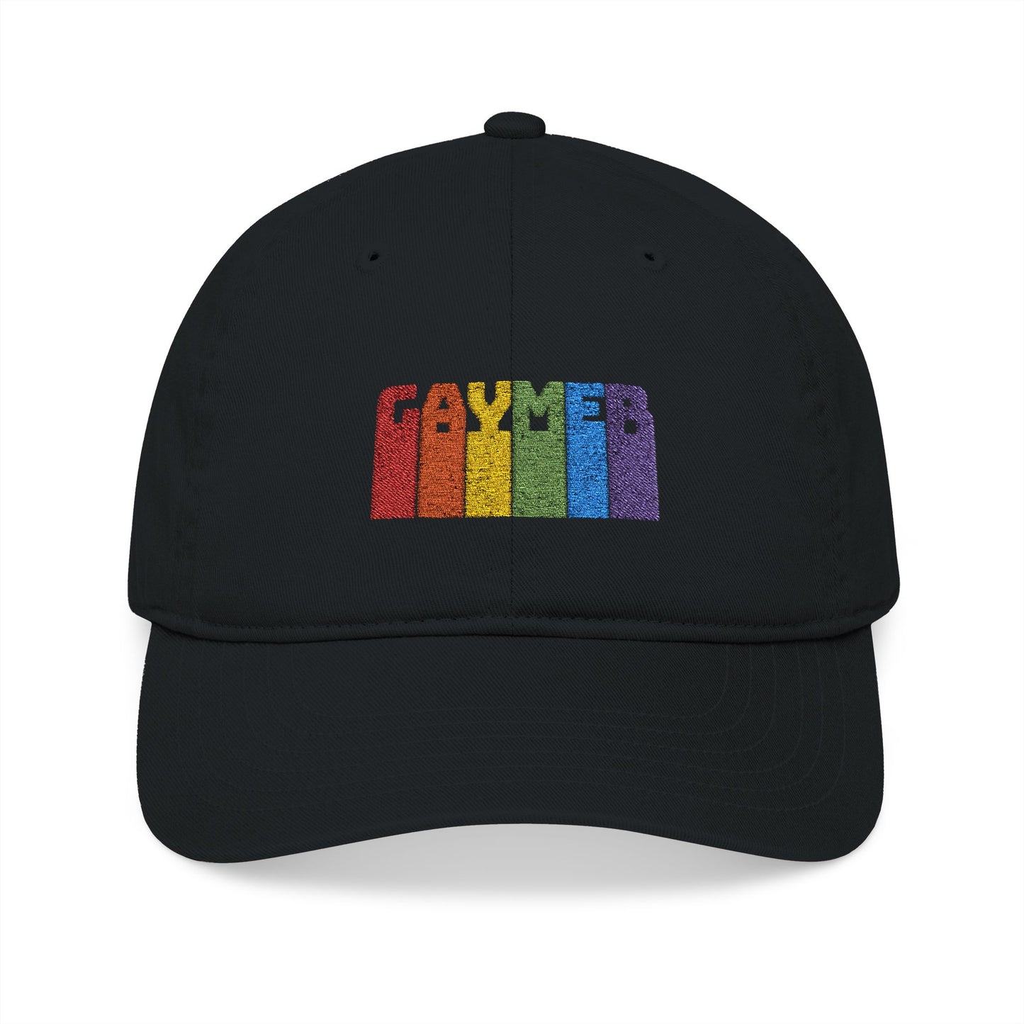 Gaymer - Embroidered Organic Baseball Cap - Out x Loud