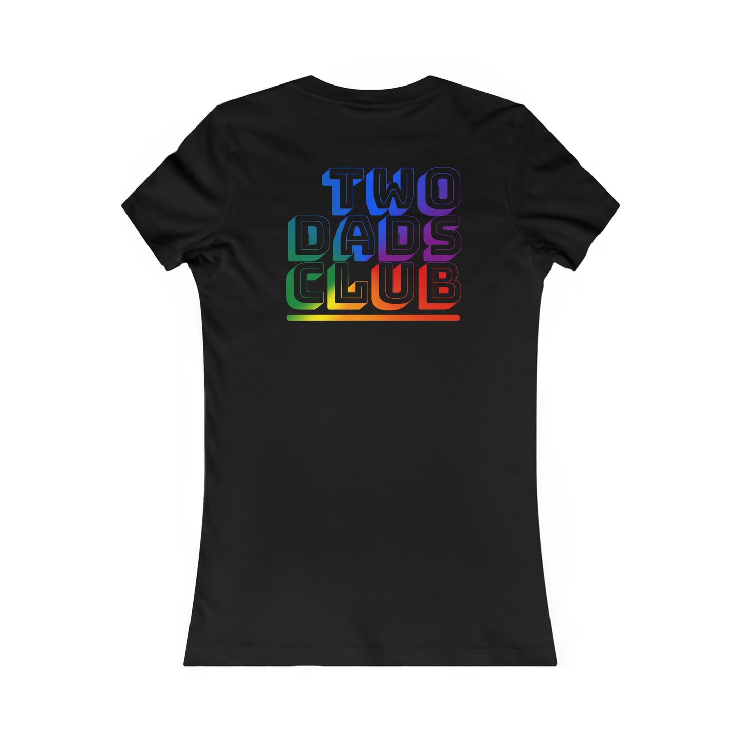 Two Dads Club Femme Fit Graphic Tee - Proud 365