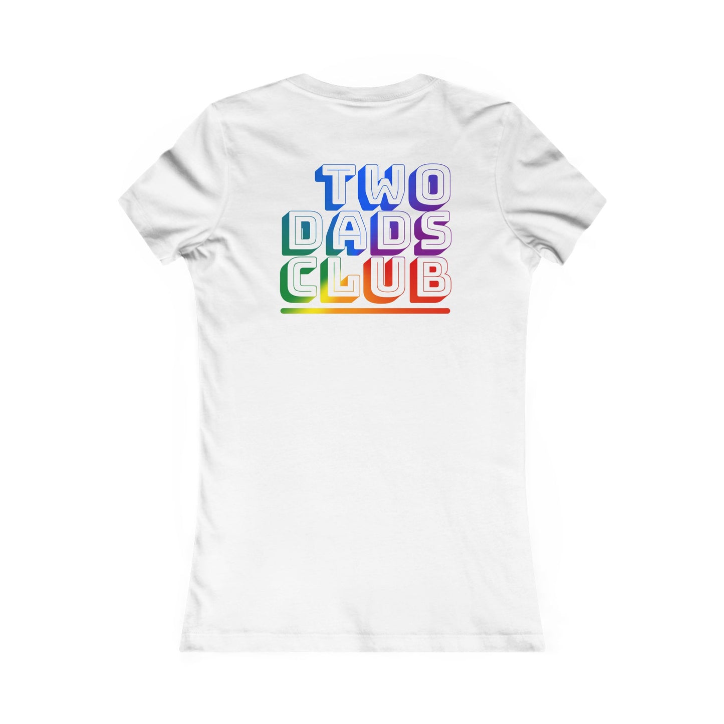 Two Dads Club Femme Fit Graphic Tee - Proud 365