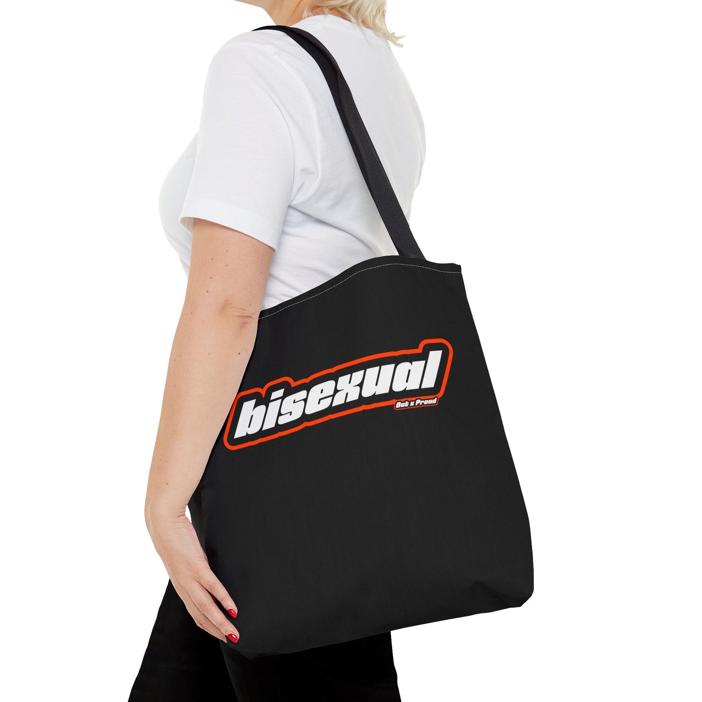 Bisexual - 16" Tote Bag Carryall - Stamp Me