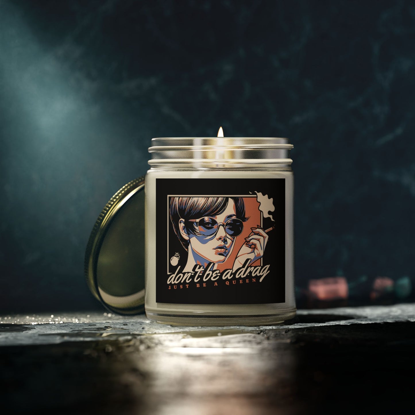 A Drag - Coconut Apricot Wax Scented Candle - Out x Loud