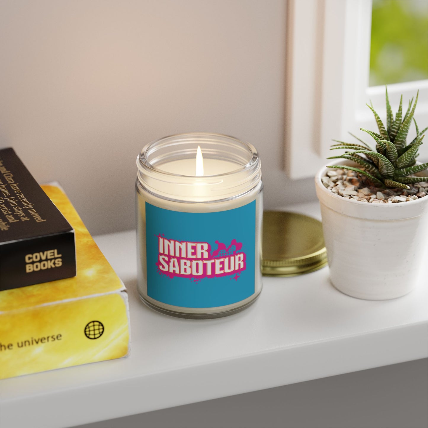 Inner Saboteur - Coconut Apricot Wax Scented Candle - Out x Loud