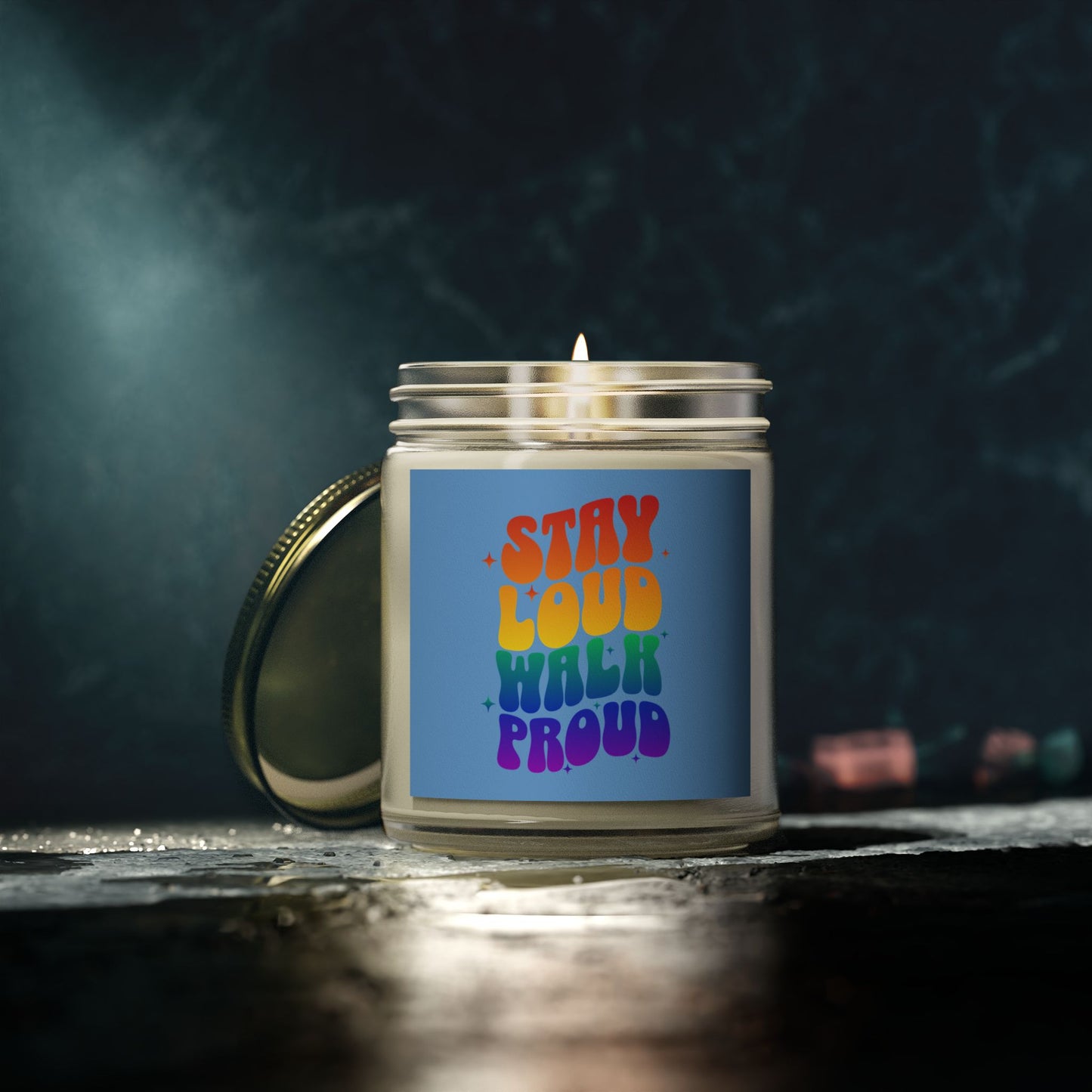 Stay Loud - Coconut Apricot Wax Scented Candle - Proud 365