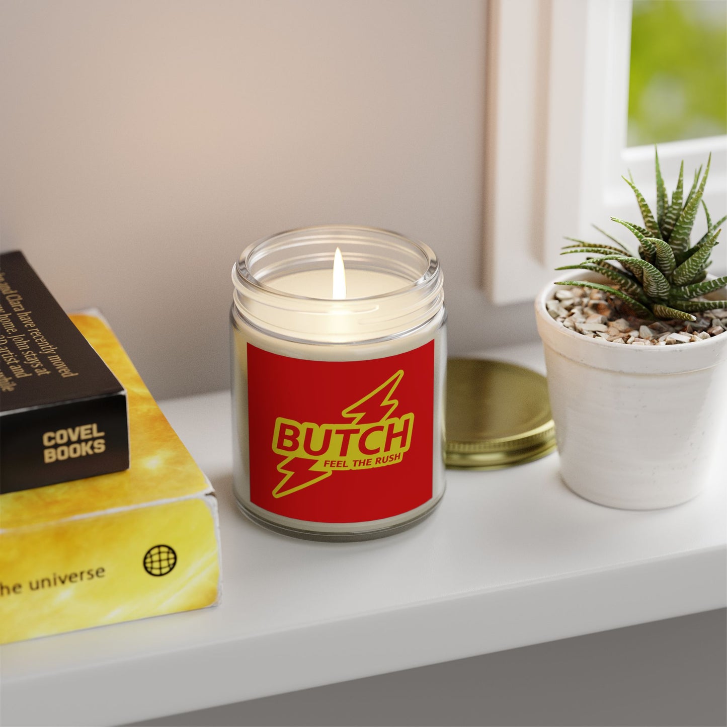 Butch - Coconut Apricot Wax Scented Candle - STAMP ME RUSH