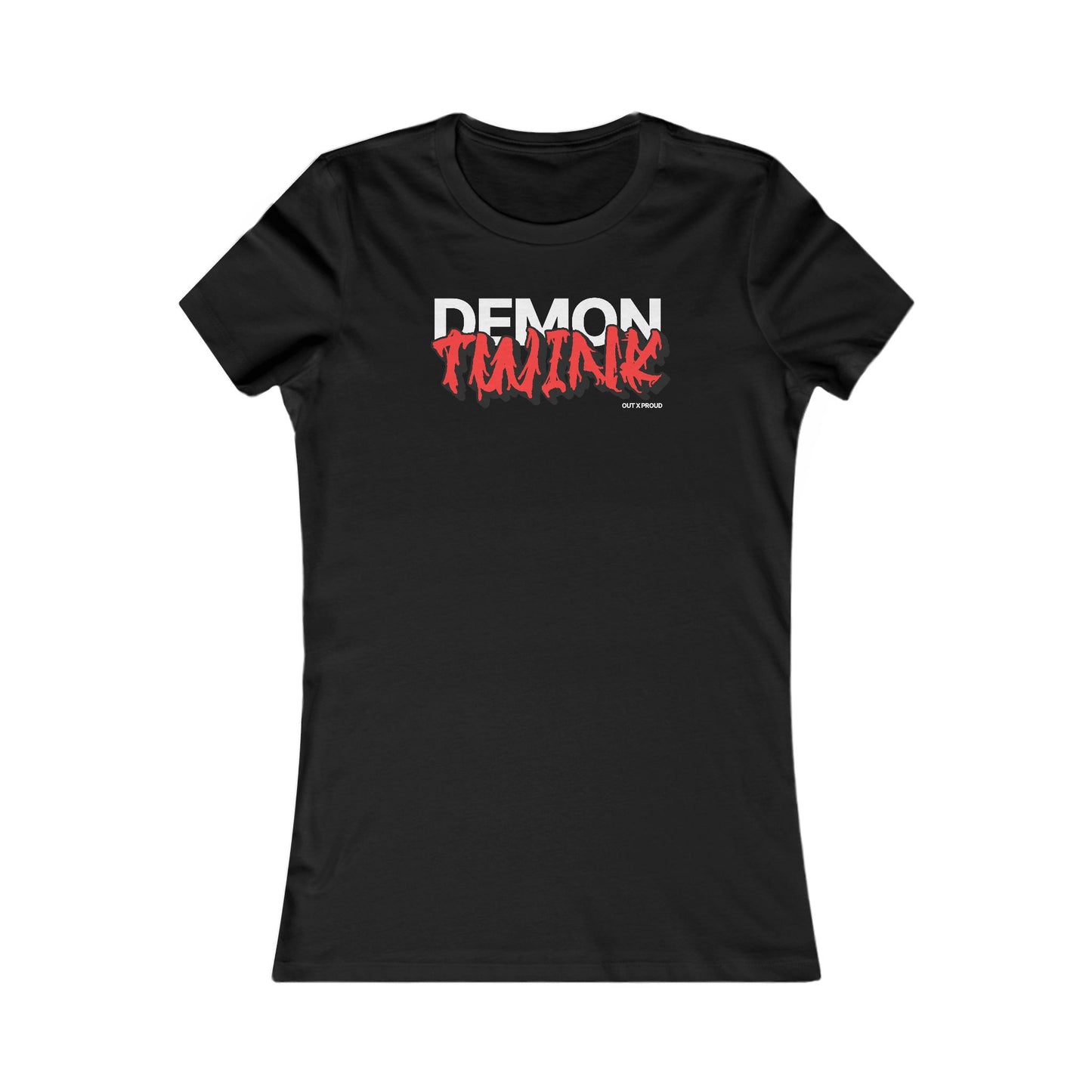 Demon Twink Femme Fit Graphic Tee - Out x Loud