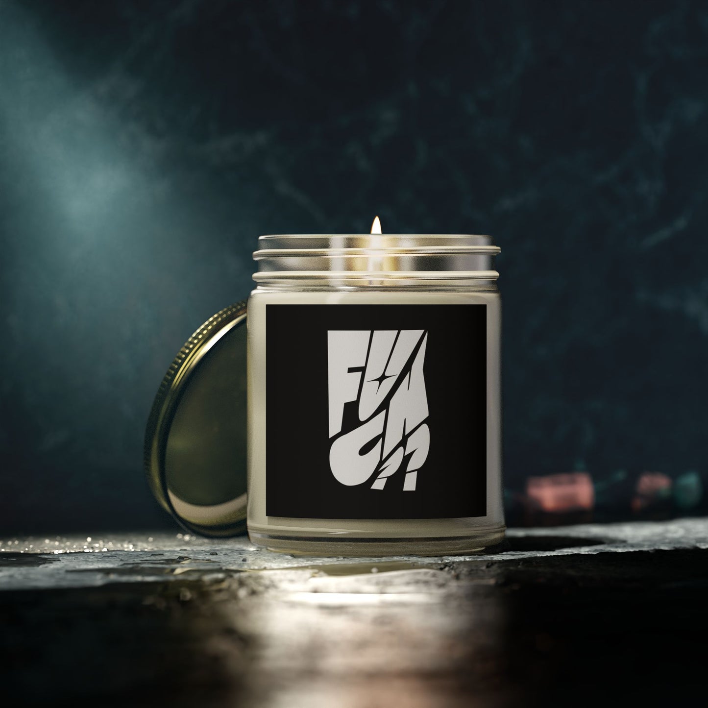 F*CK?? - Coconut Apricot Wax Scented Candle - Out x Loud