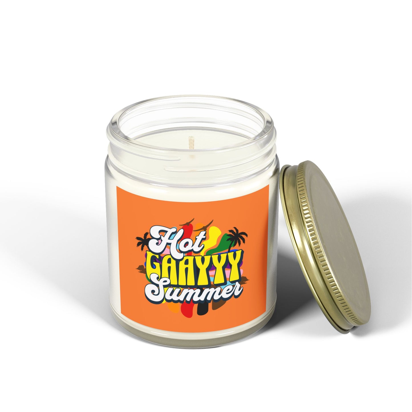 Hot Gay Summer - Coconut Apricot Wax Scented Candle - Proud 365