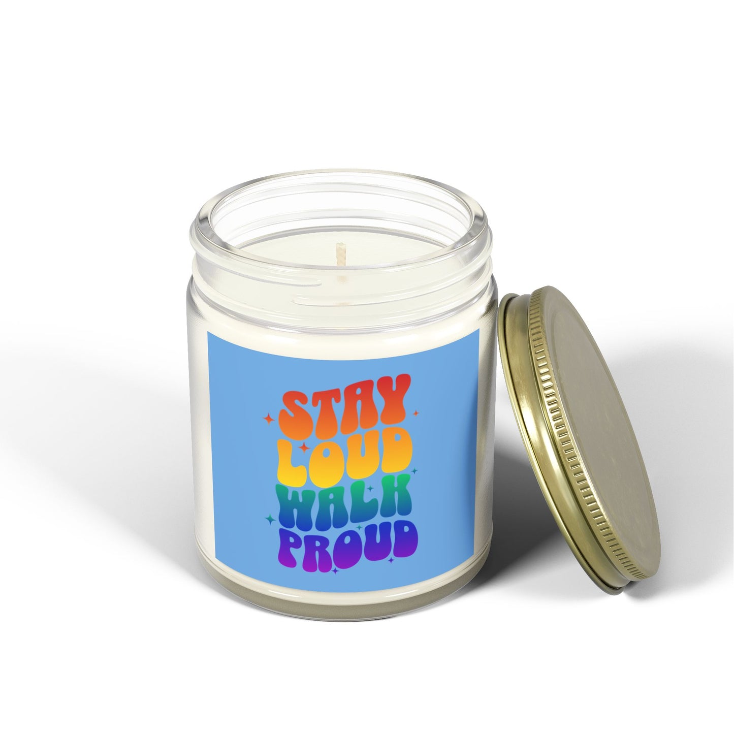 Stay Loud - Coconut Apricot Wax Scented Candle - Proud 365