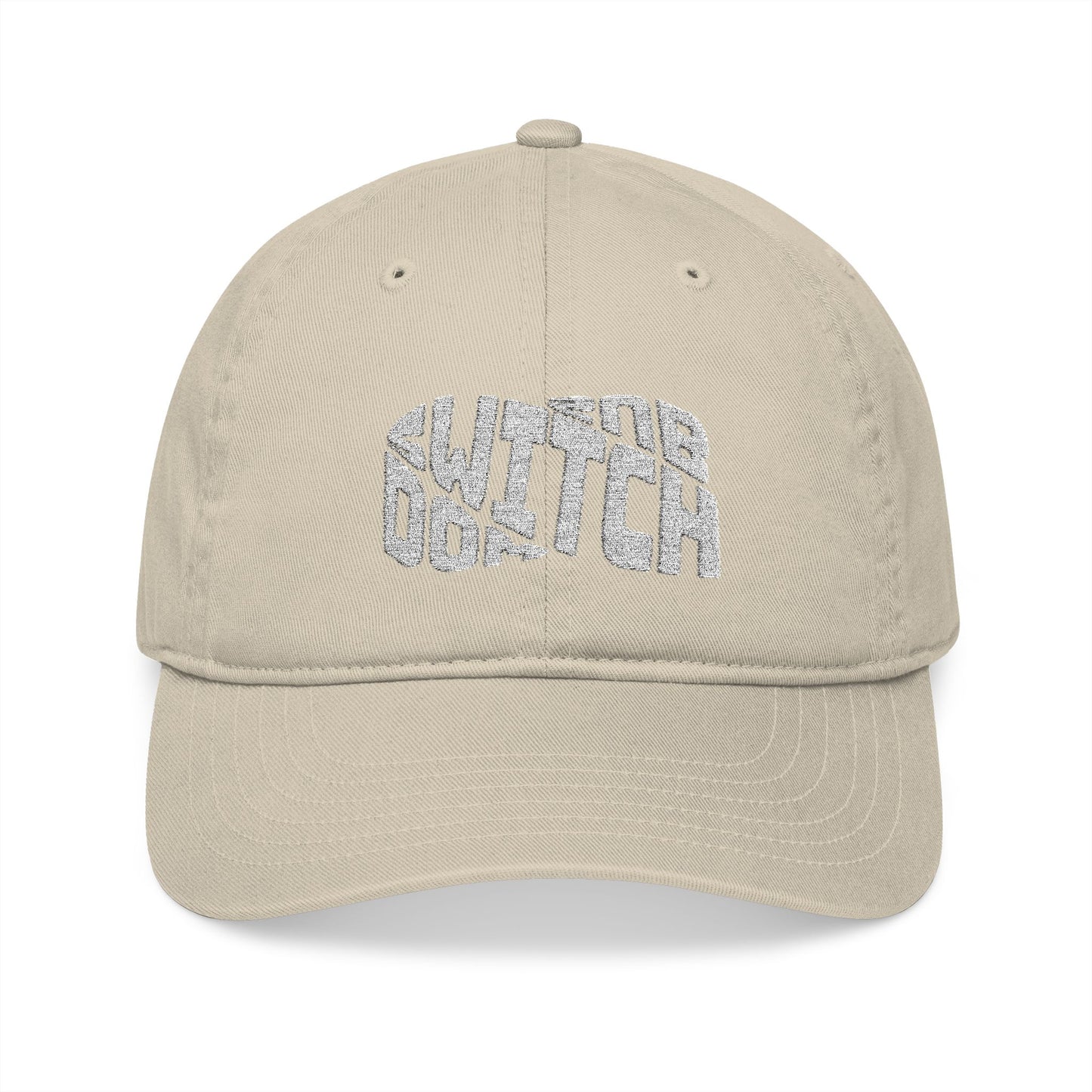 Switch - Embroidered Organic Baseball Cap - Out x Loud