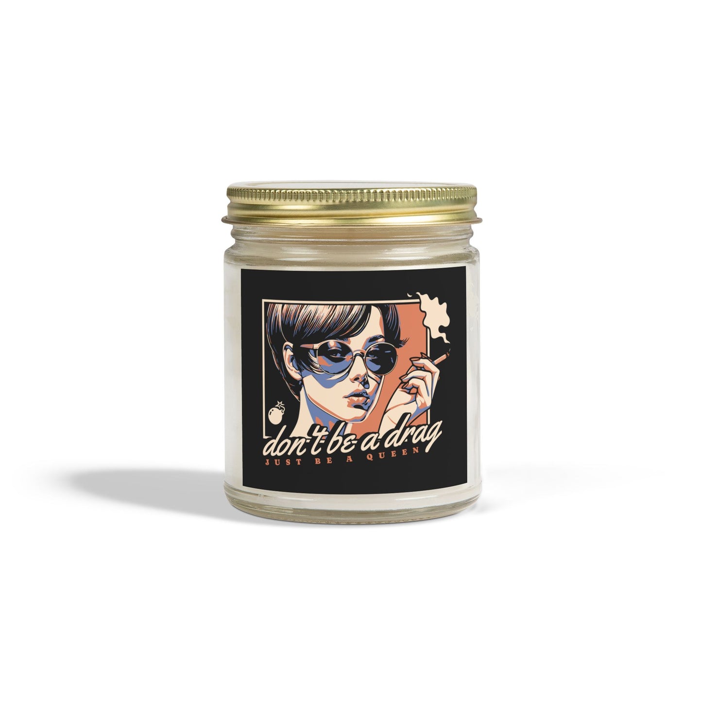 A Drag - Coconut Apricot Wax Scented Candle - Out x Loud