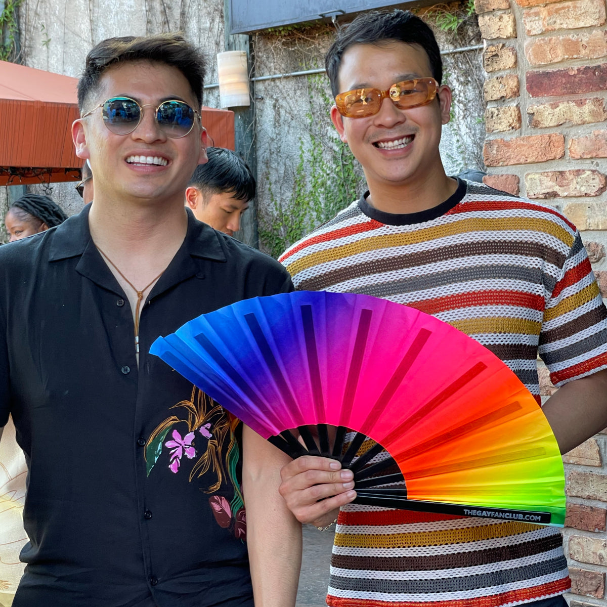 Rainbow Rave Fan