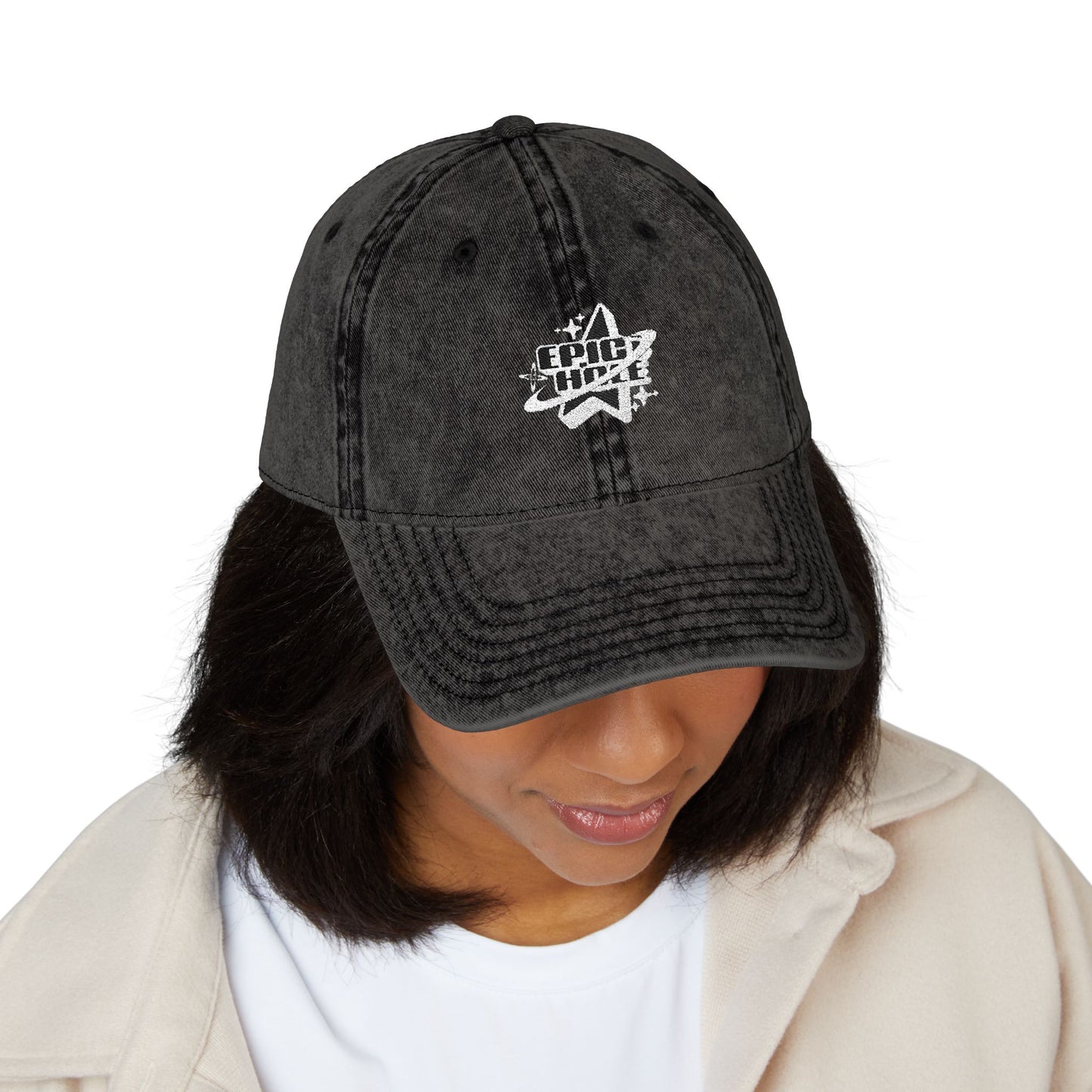 Epic Hole - Vintage Embroidered Cap - Out x Loud