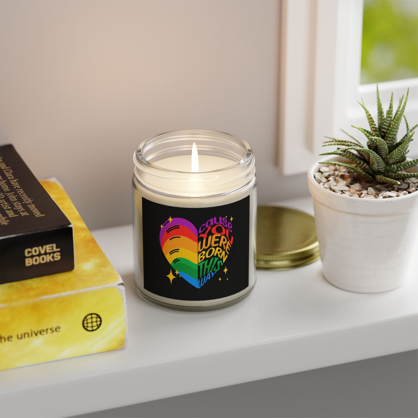 Born This Way - Coconut Apricot Wax Scented Candle - Proud 365