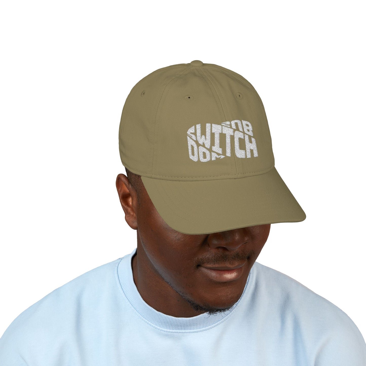 Switch - Embroidered Organic Baseball Cap - Out x Loud