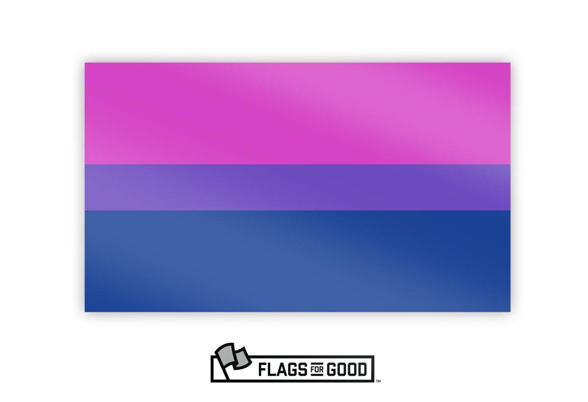 Bisexual Pride Flag Sticker