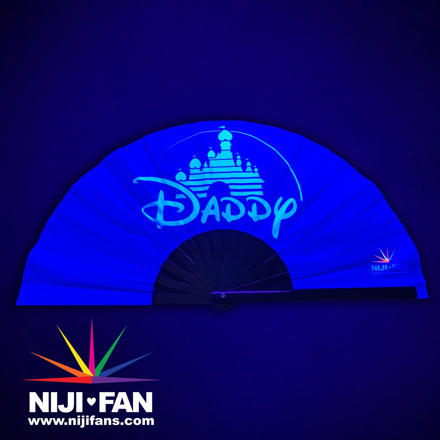 Daddy Print Clack Fan *Blacklight Reactive*